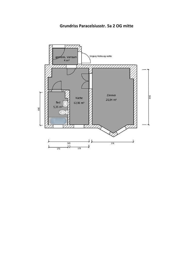Prenájom bytu 1-izbový 39 m², Paracelsussstr. 5a, Halle, Sasko-Anhaltsko Prenájom bytu 1-izbový 39 m², Paracelsussstr. 5a, Halle, Sasko-Anhaltsko