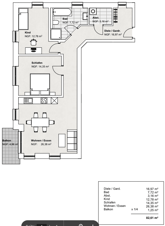 Predaj bytu 3-izbový 83 m², Am Brüggeberge 14, Wolfenbüttel, Dolné Sasko Predaj bytu 3-izbový 83 m², Am Brüggeberge 14, Wolfenbüttel, Dolné Sasko