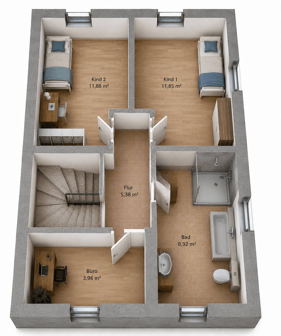 Prenájom domu 112 m², pozemek 162 m², Baiersdorf, Bavorsko Prenájom domu 112 m², pozemek 162 m², Baiersdorf, Bavorsko