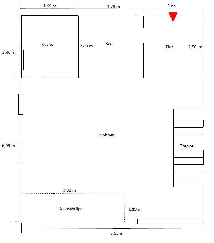 Prenájom bytu 2-izbový 65 m², Deggendorf, Bavorsko Prenájom bytu 2-izbový 65 m², Deggendorf, Bavorsko