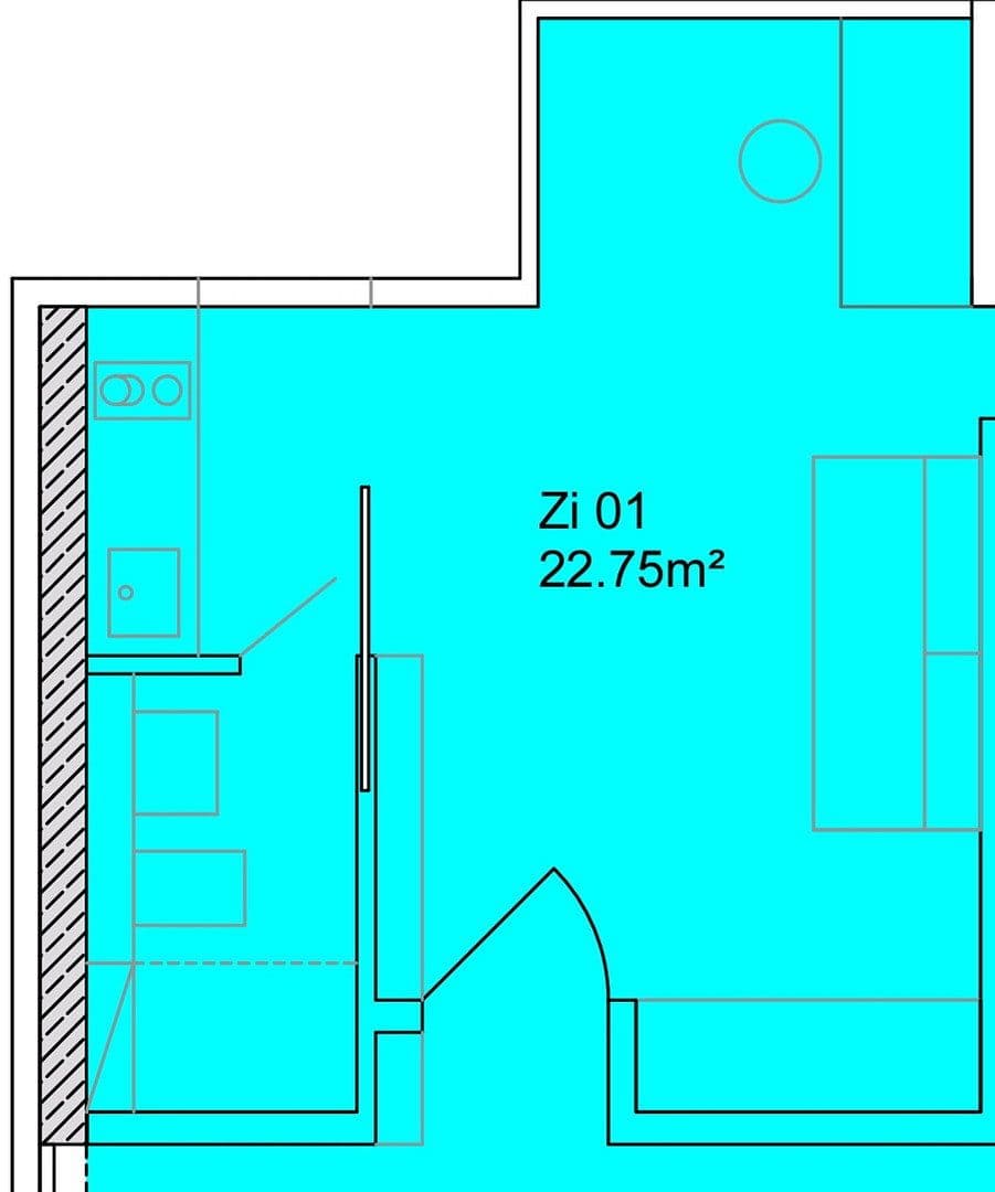 Prenájom bytu 1-izbový 23 m², Saalestr. 72, Berlin, Berlín Prenájom bytu 1-izbový 23 m², Saalestr. 72, Berlin, Berlín
