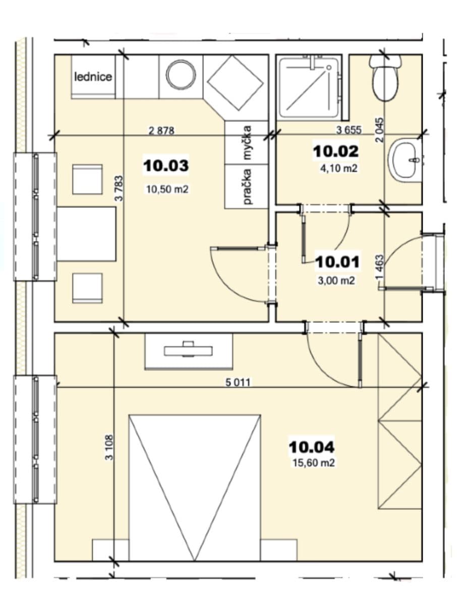 Prenájom bytu 1-izbový 33 m², Mládežnická, Mšené-lázně, Ústecký kraj Prenájom bytu 1-izbový 33 m², Mládežnická, Mšené-lázně, Ústecký kraj