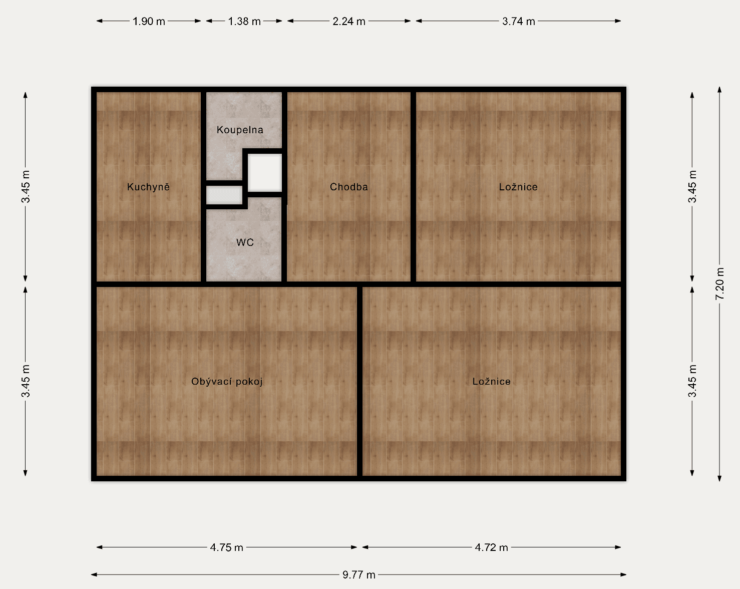 Prenájom bytu 3-izbový 65 m², Křimická, Plzeň, Plzeňský kraj Prenájom bytu 3-izbový 65 m², Křimická, Plzeň, Plzeňský kraj