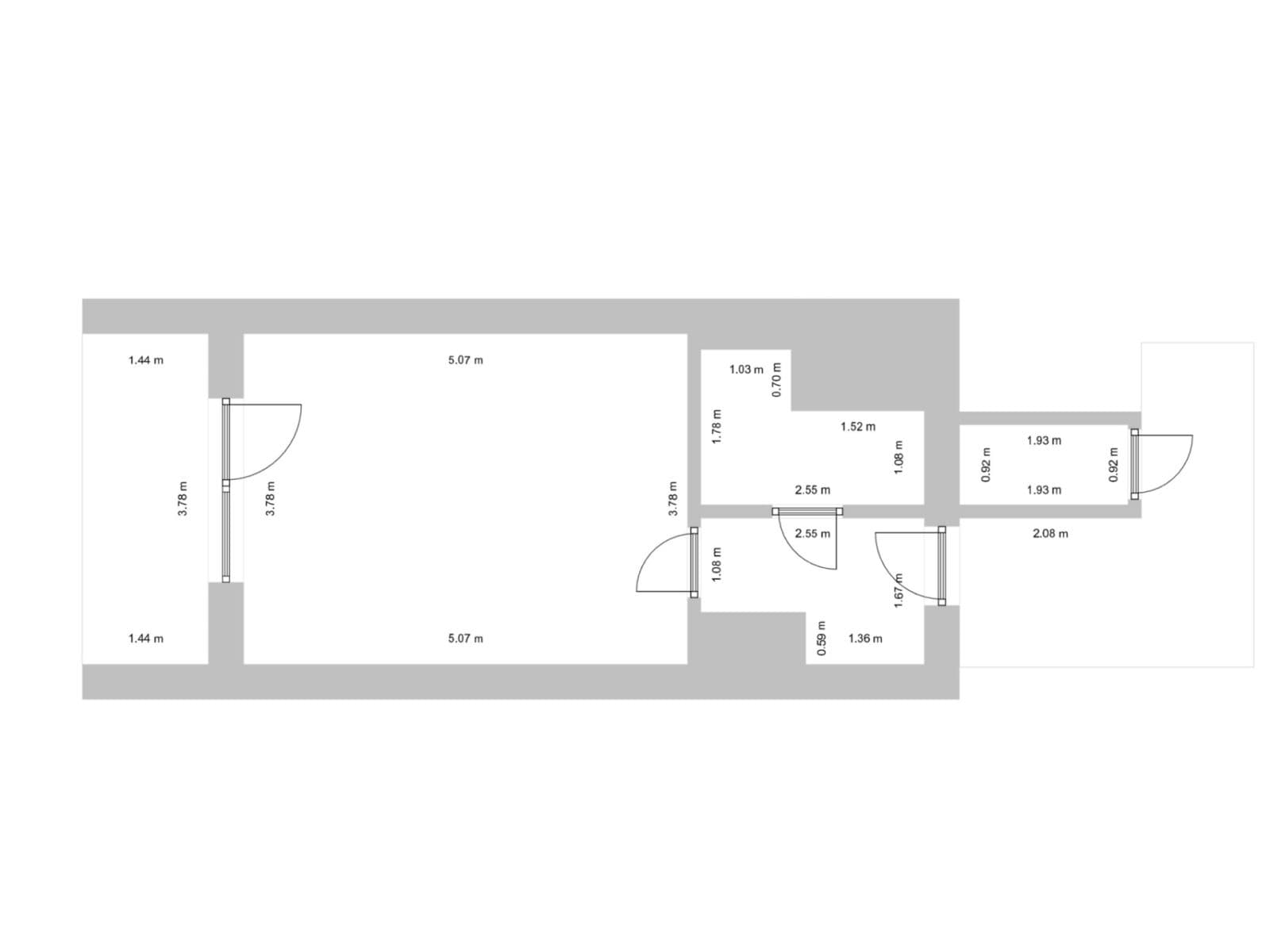 Predaj bytu 1-izbový 27 m², Za černým mostem, Praha, Praha Predaj bytu 1-izbový 27 m², Za černým mostem, Praha, Praha