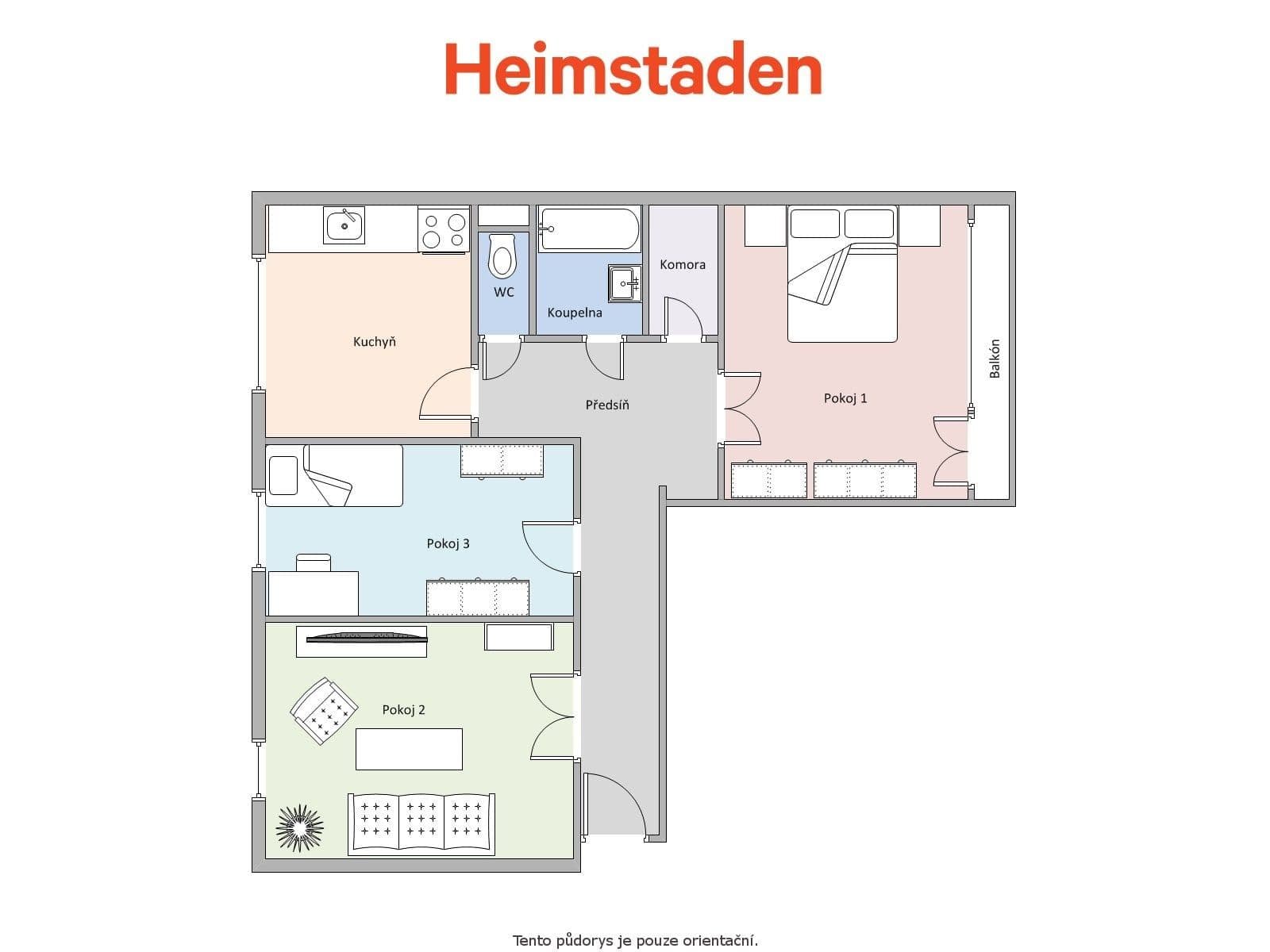 Prenájom bytu 3-izbový 79 m², Závodní, Karviná, Moravskoslezský kraj Prenájom bytu 3-izbový 79 m², Závodní, Karviná, Moravskoslezský kraj