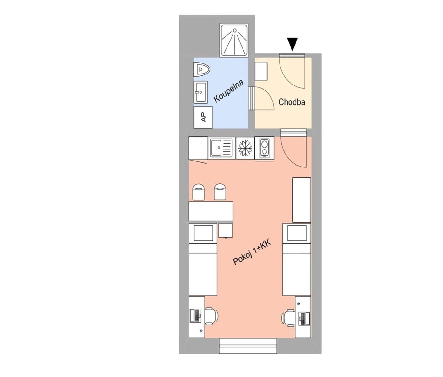 Prenájom bytu 1-izbový 28 m², Magisterská, Plzeň, Plzeňský kraj Prenájom bytu 1-izbový 28 m², Magisterská, Plzeň, Plzeňský kraj