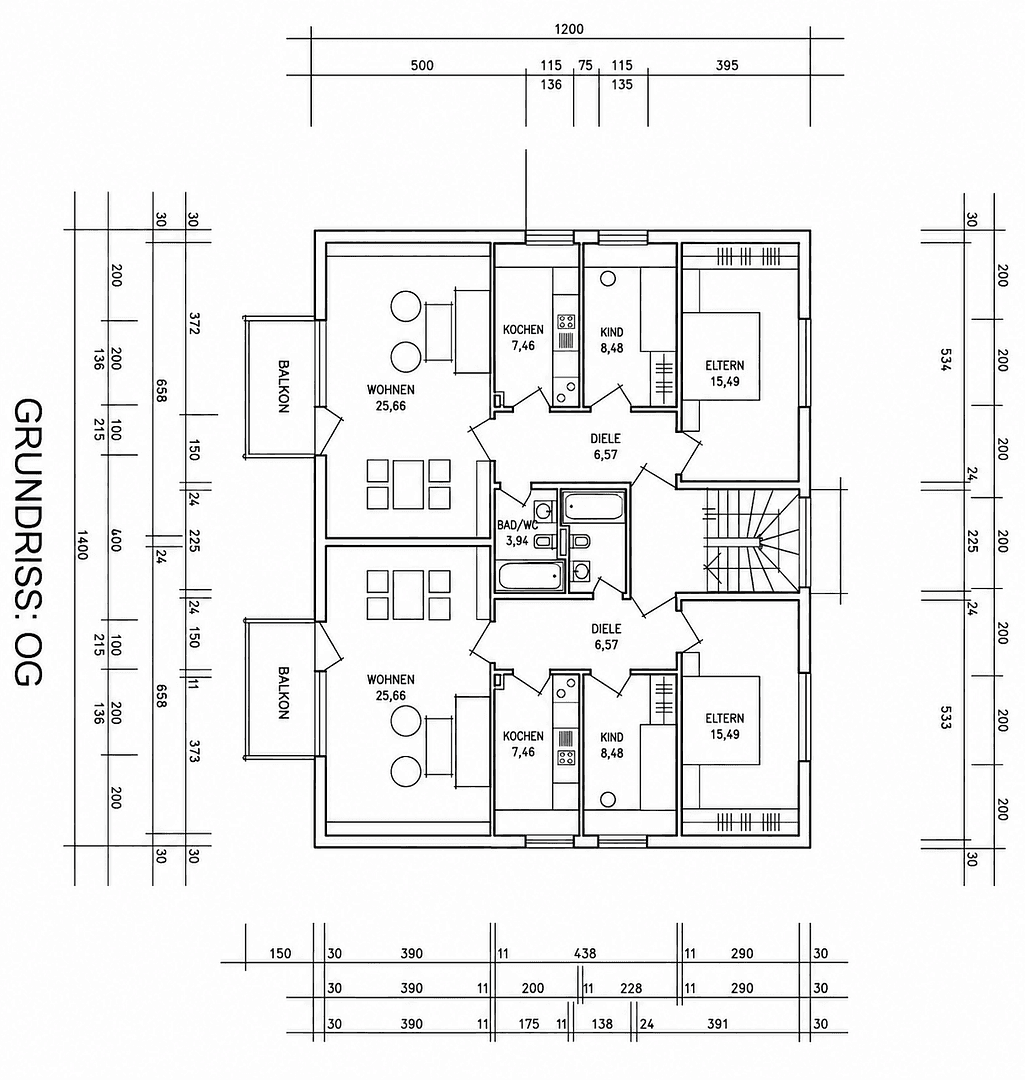 Prenájom bytu 3-izbový 68 m², Trier, Porýnie-Falcko Prenájom bytu 3-izbový 68 m², Trier, Porýnie-Falcko