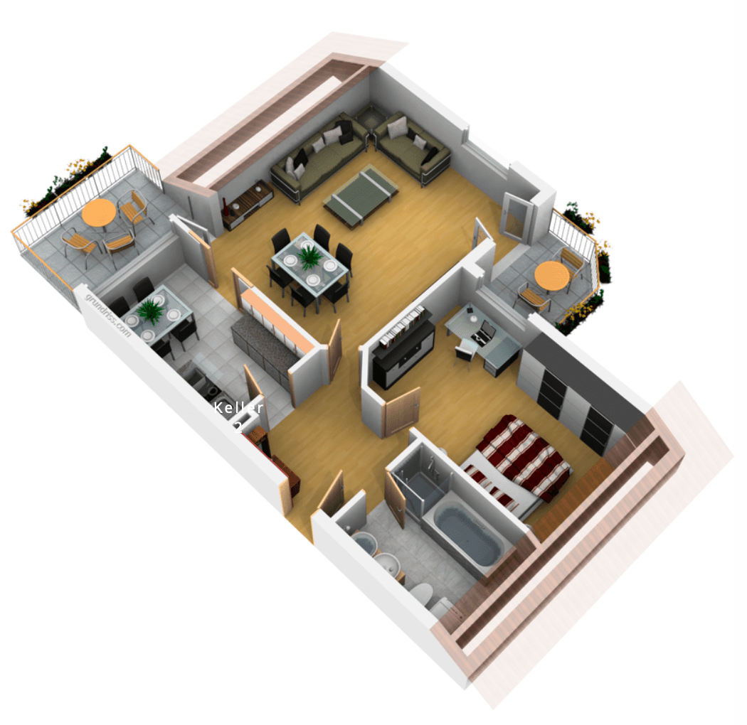Prenájom bytu 2-izbový 82 m², Bad Emstal, Hesensko Prenájom bytu 2-izbový 82 m², Bad Emstal, Hesensko