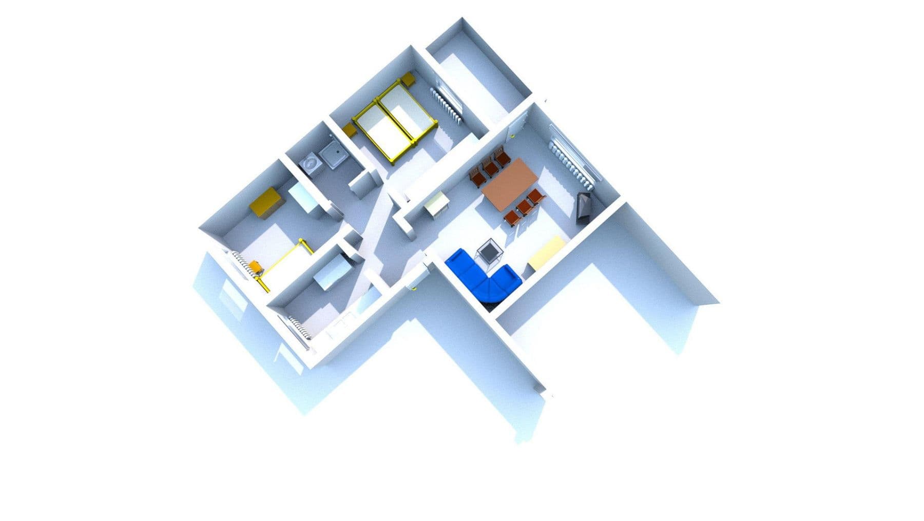 Prenájom bytu 3-izbový 69 m², Rosenstraße 10a, Bad Harzburg, Dolné Sasko Prenájom bytu 3-izbový 69 m², Rosenstraße 10a, Bad Harzburg, Dolné Sasko