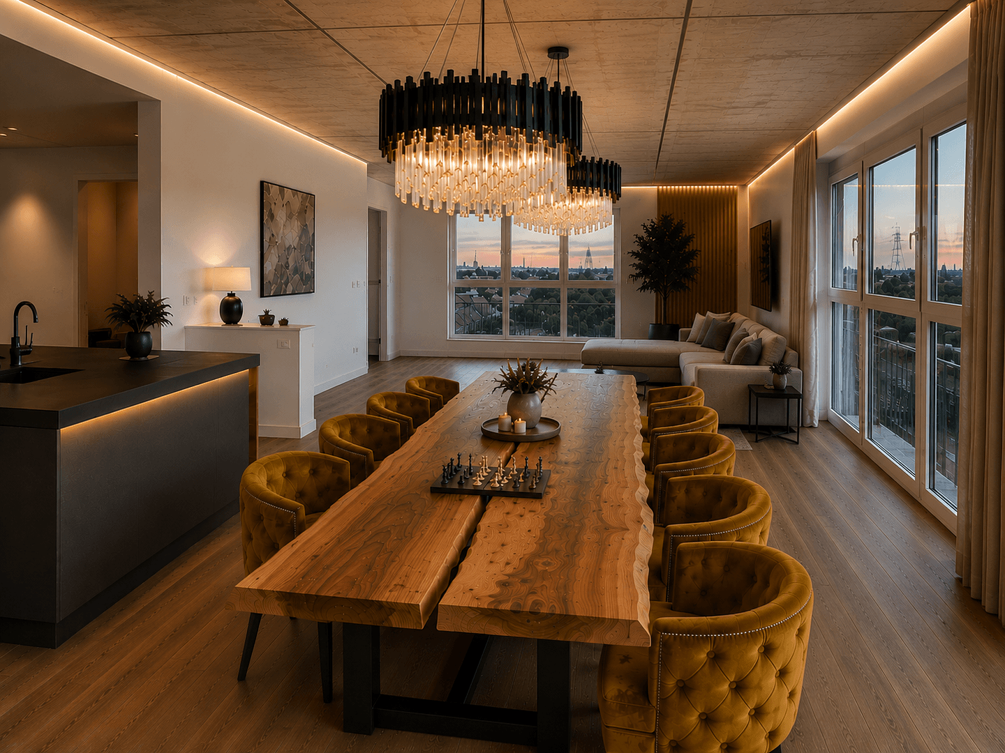 Prenájom bytu 4-izbový 240 m², Essen, Severné Porýnie - Westfálsko Prenájom bytu 4-izbový 240 m², Essen, Severné Porýnie - Westfálsko