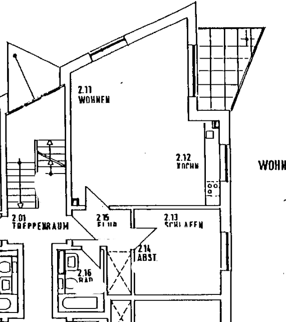 Prenájom bytu 2-izbový 59 m², Harnisch 36, Hamburg, Hamburg Prenájom bytu 2-izbový 59 m², Harnisch 36, Hamburg, Hamburg
