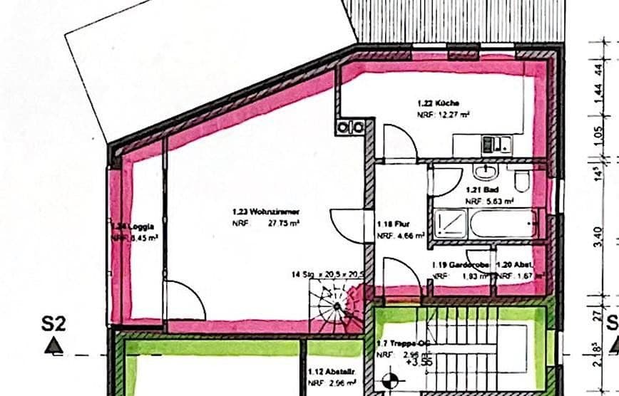 Prenájom bytu 3-izbový 88 m², Neustadt am Rübenberge, Dolné Sasko Prenájom bytu 3-izbový 88 m², Neustadt am Rübenberge, Dolné Sasko