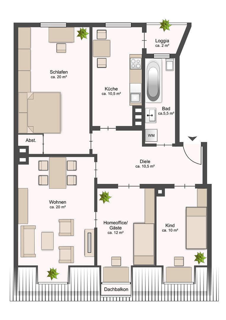 Predaj bytu 4-izbový 90 m², München, Bavorsko Predaj bytu 4-izbový 90 m², München, Bavorsko