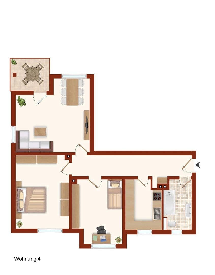 Predaj bytu 3-izbový 76 m², Bensheim, Hesensko Predaj bytu 3-izbový 76 m², Bensheim, Hesensko