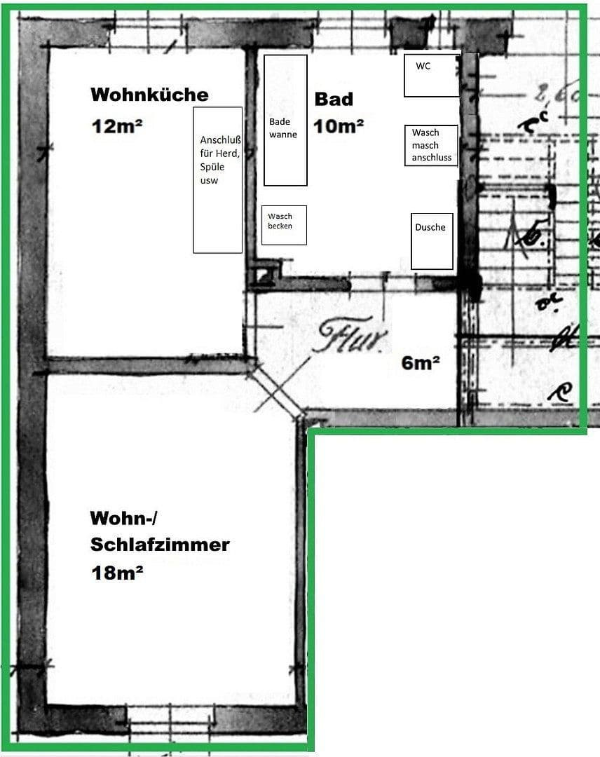 Prenájom bytu 1-izbový 49 m², Mittelriede 10, Braunschweig, Dolné Sasko Prenájom bytu 1-izbový 49 m², Mittelriede 10, Braunschweig, Dolné Sasko