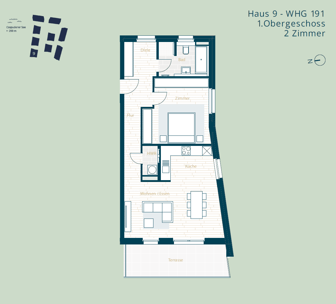 Prenájom bytu 2-izbový 81 m², Hafenstraße 8A, Markkleeberg, Sasko Prenájom bytu 2-izbový 81 m², Hafenstraße 8A, Markkleeberg, Sasko