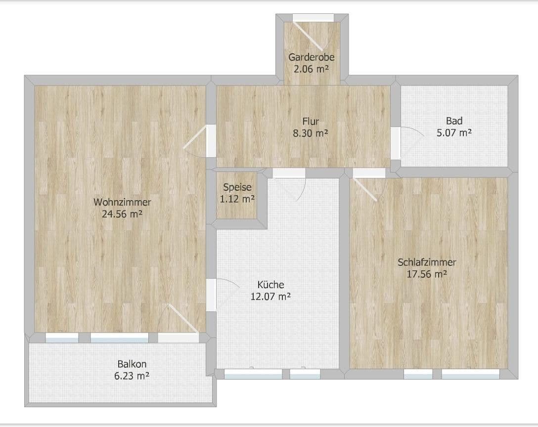 Prenájom bytu 2-izbový 74 m², Hörwarthstr. 18, München, Bavorsko Prenájom bytu 2-izbový 74 m², Hörwarthstr. 18, München, Bavorsko