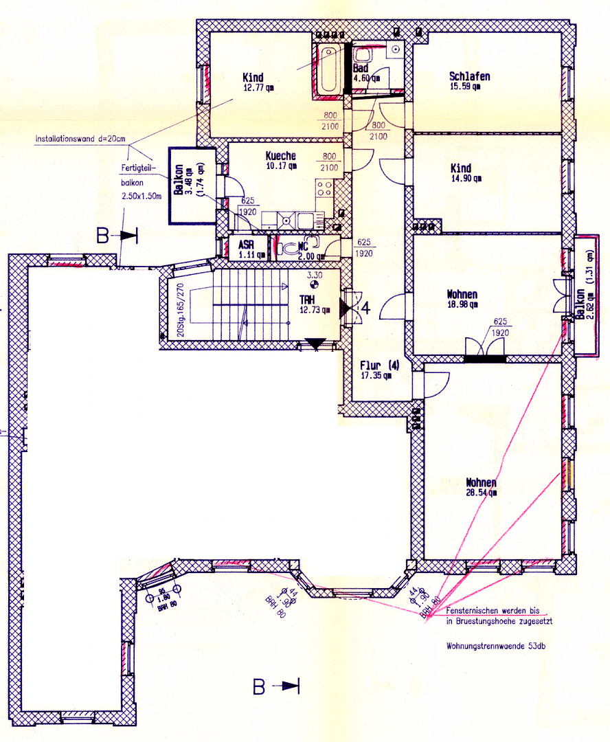 Prenájom bytu 5-izbový 125 m², Halle, Sasko-Anhaltsko Prenájom bytu 5-izbový 125 m², Halle, Sasko-Anhaltsko