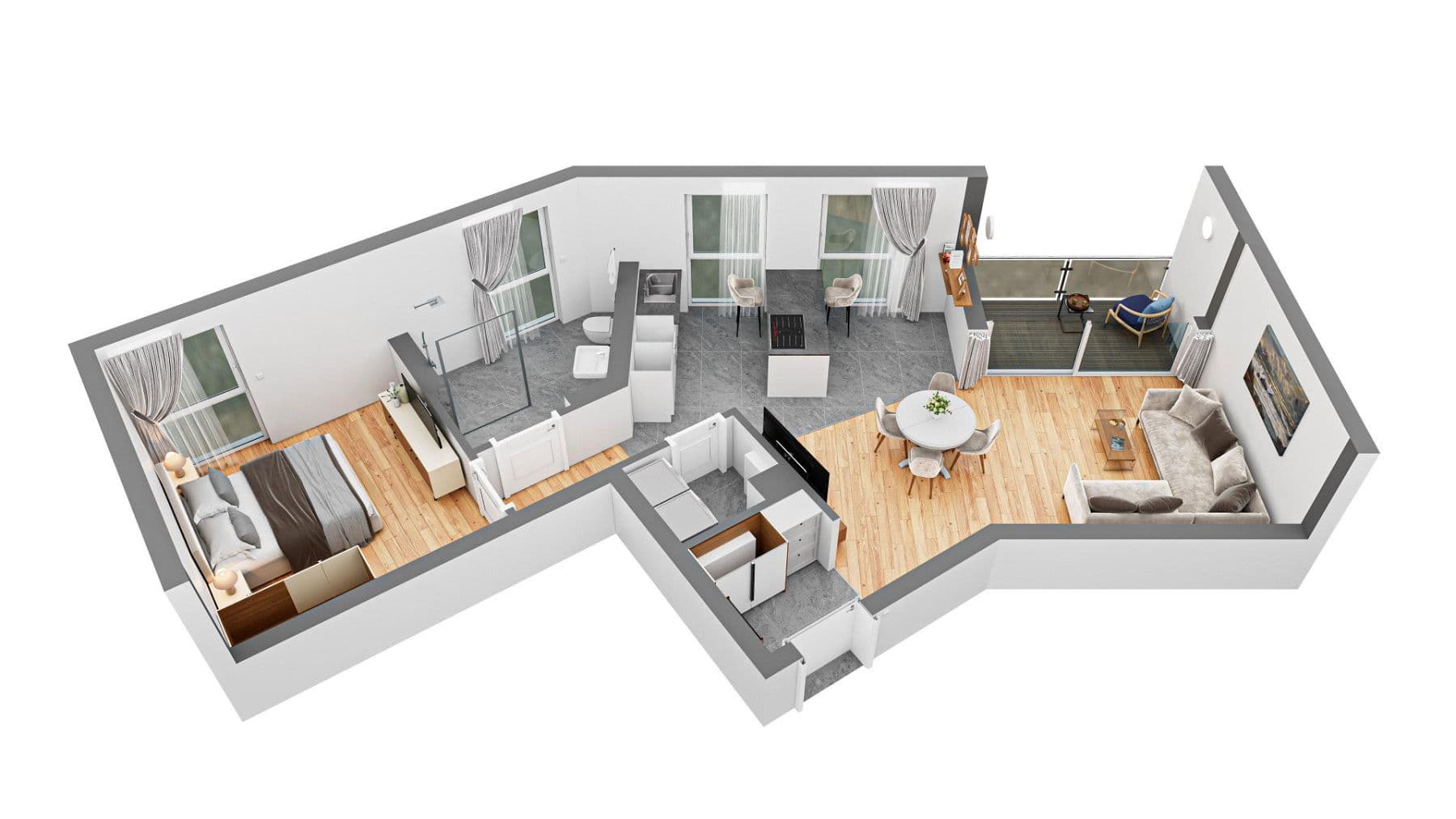 Predaj bytu 2-izbový 68 m², Südstraße 45, Hamm, Severné Porýnie - Westfálsko Predaj bytu 2-izbový 68 m², Südstraße 45, Hamm, Severné Porýnie - Westfálsko