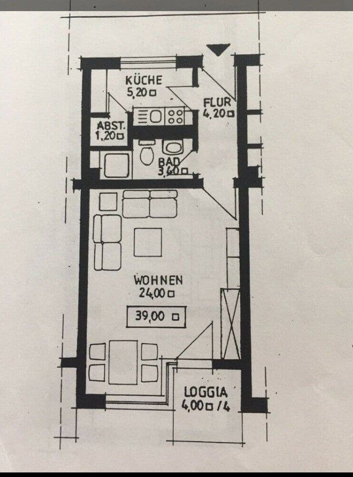 Prenájom bytu 1-izbový 39 m², Pinneberg, Šlezvicko-Holštajnsko Prenájom bytu 1-izbový 39 m², Pinneberg, Šlezvicko-Holštajnsko