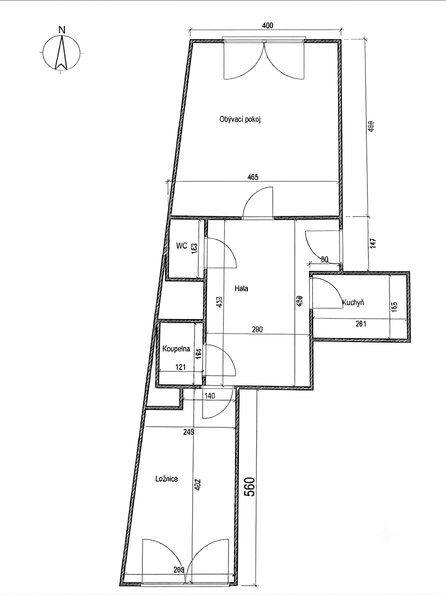 Prenájom bytu 2-izbový 62 m², Dělnická, Praha, Praha Prenájom bytu 2-izbový 62 m², Dělnická, Praha, Praha