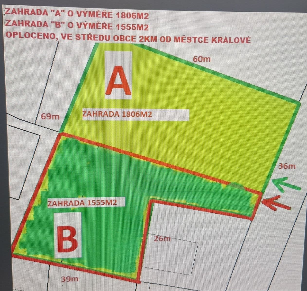 Prenájom pozemku 1.555 m², Městec Králové, Středočeský kraj Prenájom pozemku 1.555 m², Městec Králové, Středočeský kraj
