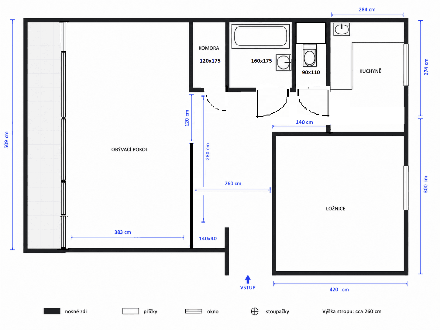 Predaj bytu 2-izbový 71 m², Na Hranicích, Praha, Praha Predaj bytu 2-izbový 71 m², Na Hranicích, Praha, Praha