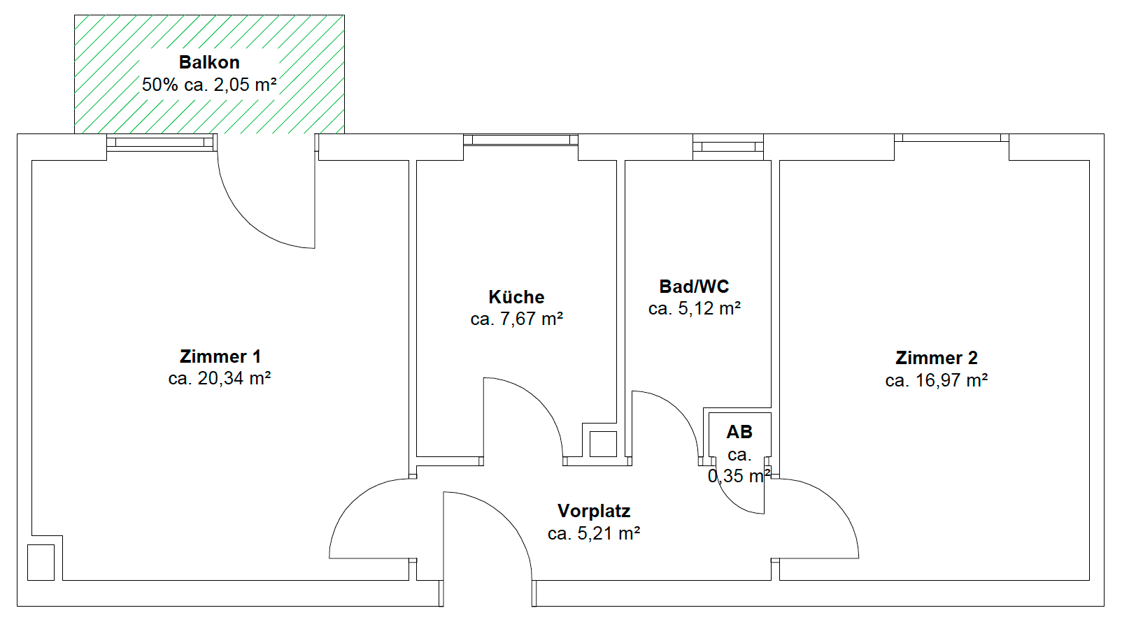Prenájom bytu 2-izbový 57 m², Friedenstraße 4, Augsburg, Bavorsko Prenájom bytu 2-izbový 57 m², Friedenstraße 4, Augsburg, Bavorsko