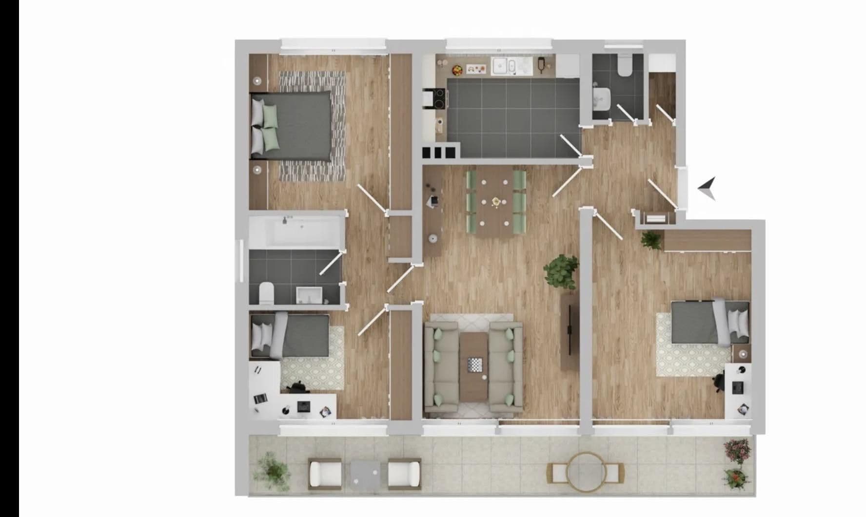 Predaj bytu 4-izbový 97 m², Arnsberg, Severné Porýnie - Westfálsko Predaj bytu 4-izbový 97 m², Arnsberg, Severné Porýnie - Westfálsko