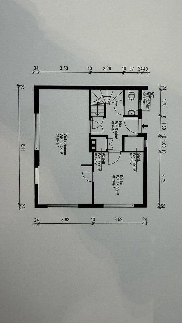 Predaj domu 94 m², pozemek 1.100 m², Roffhausener Landstraße 11c, Schortens, Dolné Sasko Predaj domu 94 m², pozemek 1.100 m², Roffhausener Landstraße 11c, Schortens, Dolné Sasko