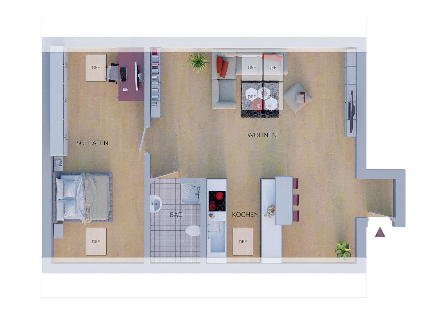 Predaj bytu 2-izbový 50 m², Käsröthe 30, Forchheim, Bavorsko Predaj bytu 2-izbový 50 m², Käsröthe 30, Forchheim, Bavorsko