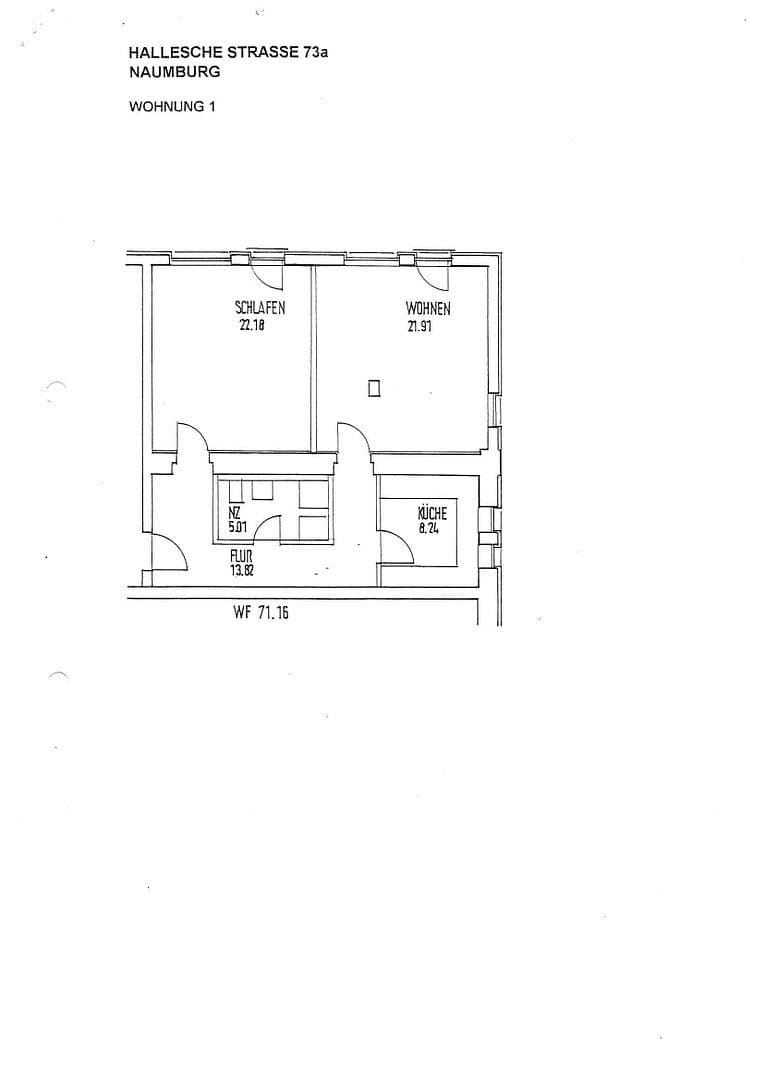 Prenájom bytu 2-izbový 72 m², Hallesche Straße 73a, Naumburg (Saale), Sasko-Anhaltsko Prenájom bytu 2-izbový 72 m², Hallesche Straße 73a, Naumburg (Saale), Sasko-Anhaltsko