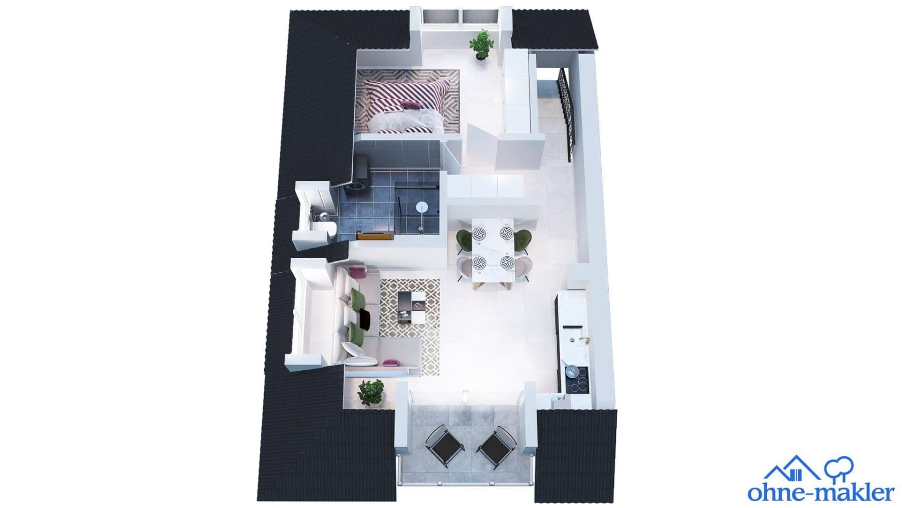 Prenájom bytu 2-izbový 60 m², München, Bavorsko Prenájom bytu 2-izbový 60 m², München, Bavorsko