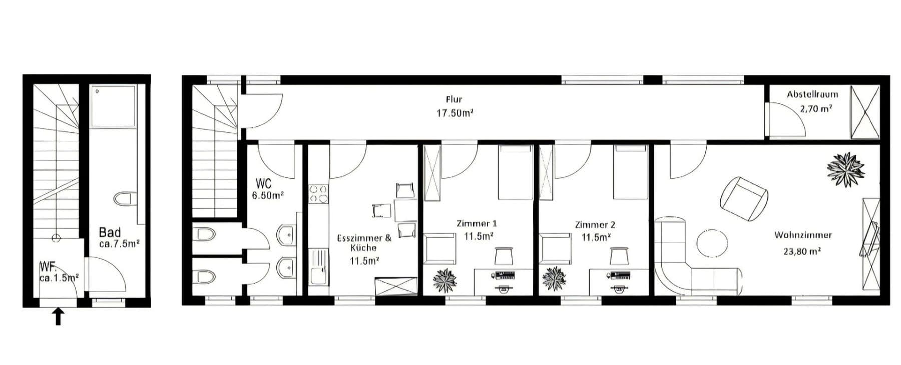 Predaj bytu 4-izbový 94 m², Baubergerstraße 5, München, Bavorsko Predaj bytu 4-izbový 94 m², Baubergerstraße 5, München, Bavorsko