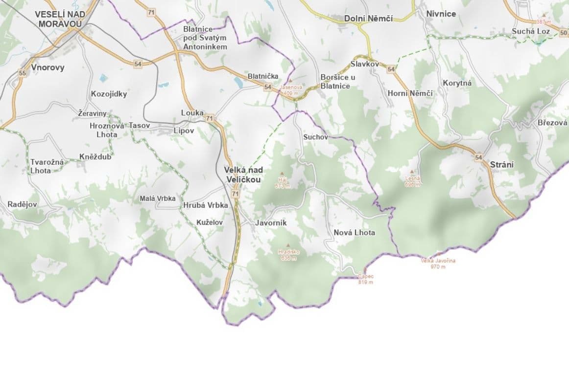 Predaj pozemku 8.276 m², Javorník, Jihomoravský kraj Predaj pozemku 8.276 m², Javorník, Jihomoravský kraj