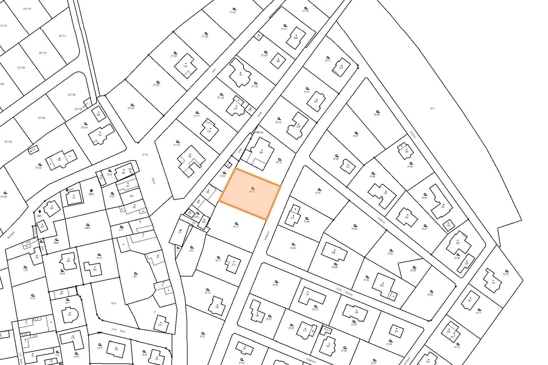 Predaj pozemku 1.240 m², Květinová, Čakovičky, Středočeský kraj Predaj pozemku 1.240 m², Květinová, Čakovičky, Středočeský kraj