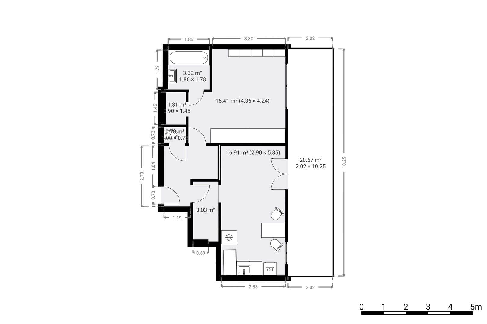 Prenájom bytu 2-izbový 45 m², Mládeže, Praha, Praha Prenájom bytu 2-izbový 45 m², Mládeže, Praha, Praha