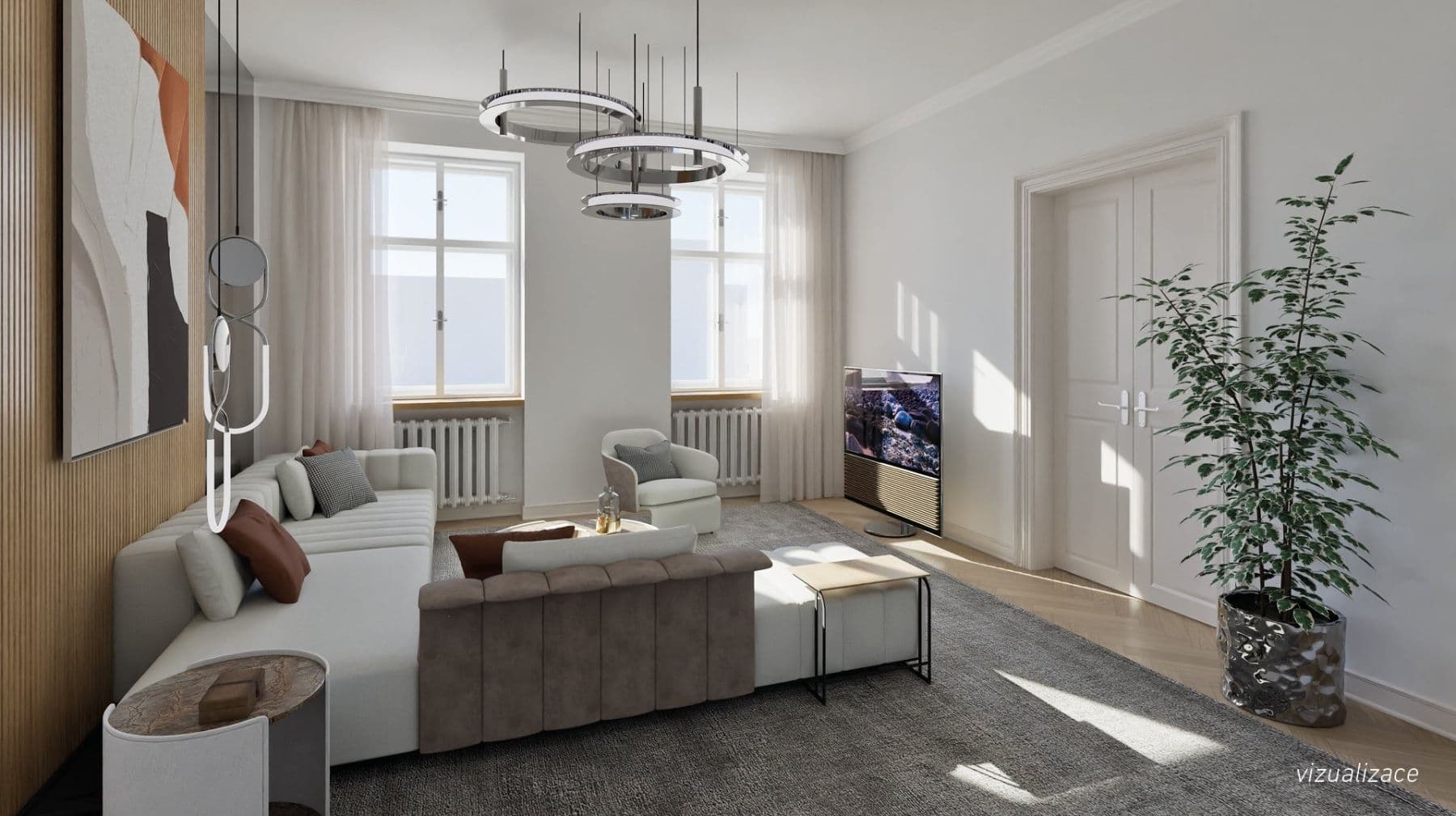 Predaj bytu 3-izbový 139 m², Mělnická, Praha, Praha Predaj bytu 3-izbový 139 m², Mělnická, Praha, Praha