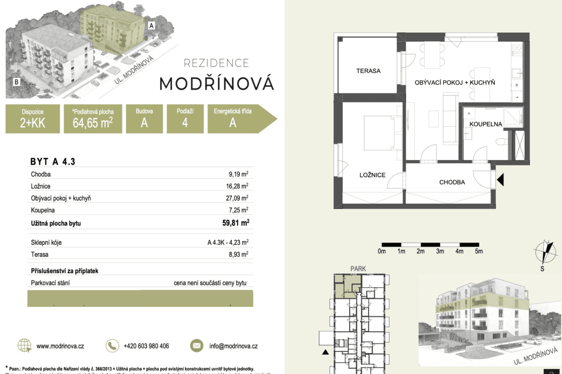 Prenájom bytu 2-izbový 60 m², Modřínová, Třebíč, Kraj Vysočina Prenájom bytu 2-izbový 60 m², Modřínová, Třebíč, Kraj Vysočina