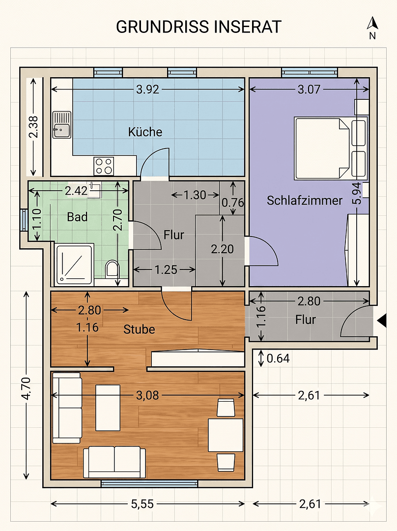 Prenájom bytu 2-izbový 68 m², Fischstraße 18, Naumburg (Saale), Sasko-Anhaltsko Prenájom bytu 2-izbový 68 m², Fischstraße 18, Naumburg (Saale), Sasko-Anhaltsko