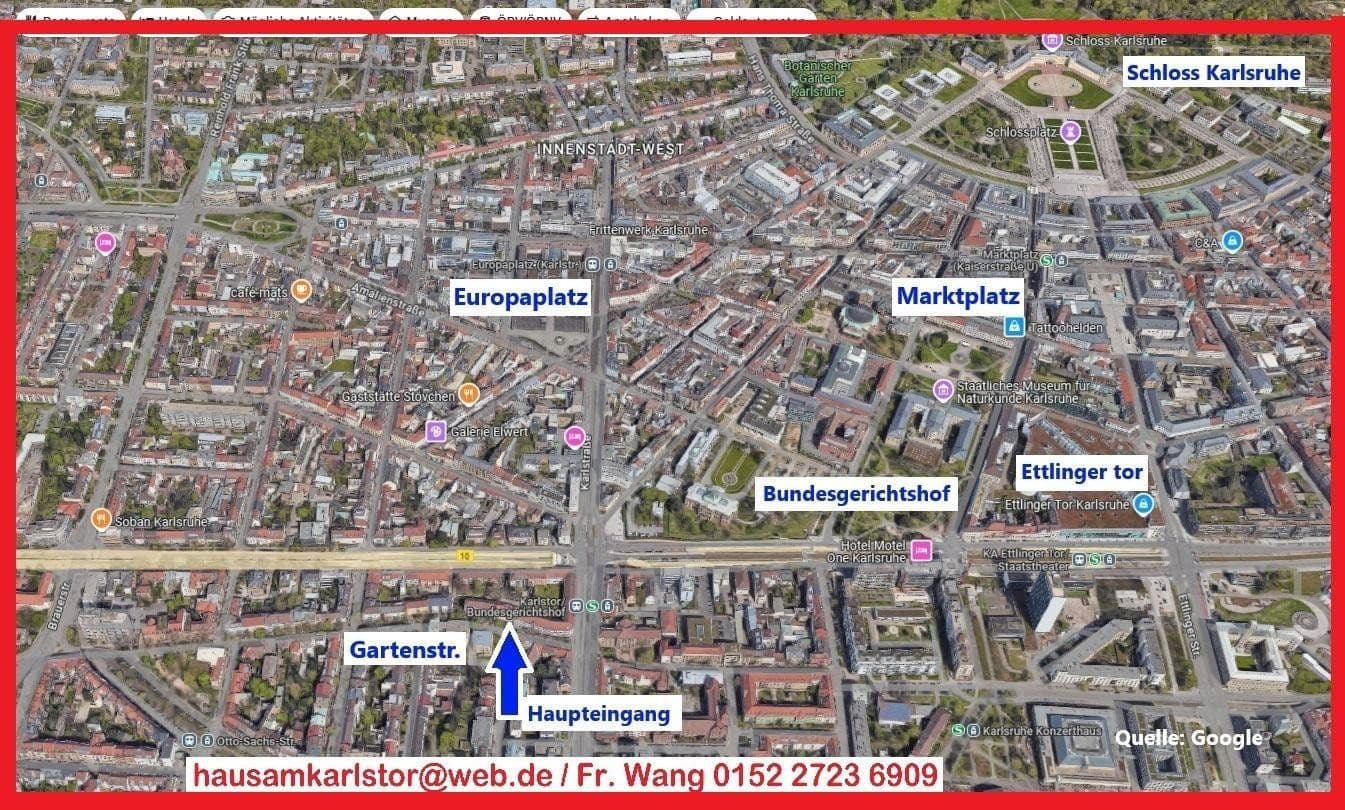 Prenájom kancelárie 233 m², GartenStr. 26, Karlsruhe, Bádensko-Wurttembersko Prenájom kancelárie 233 m², GartenStr. 26, Karlsruhe, Bádensko-Wurttembersko