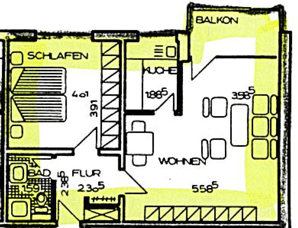 Prenájom bytu 2-izbový 59 m², Rektoratsweg 61, Münster, Severné Porýnie - Westfálsko Prenájom bytu 2-izbový 59 m², Rektoratsweg 61, Münster, Severné Porýnie - Westfálsko