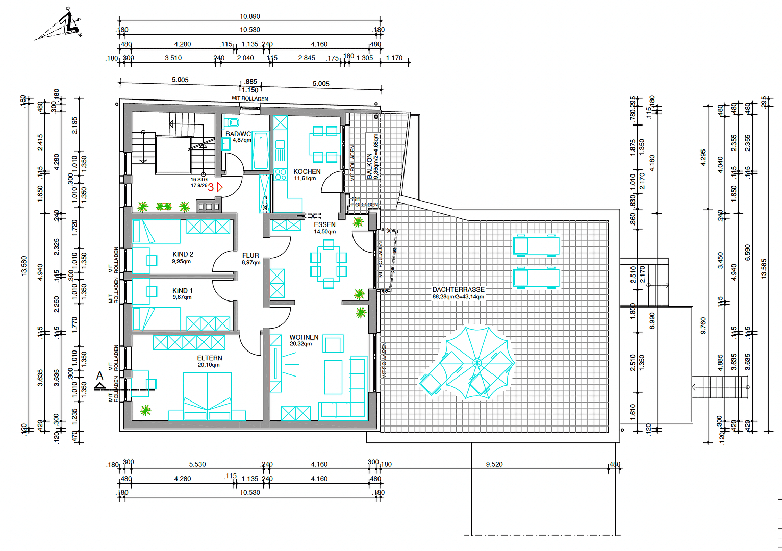 Prenájom bytu 4-izbový 145 m², Österreicher Weg 27, Paderborn, Severné Porýnie - Westfálsko Prenájom bytu 4-izbový 145 m², Österreicher Weg 27, Paderborn, Severné Porýnie - Westfálsko