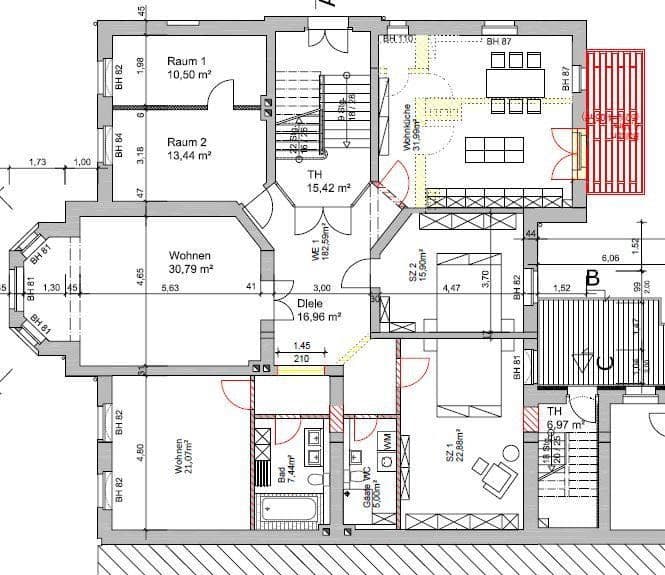 Prenájom bytu 6-izbový 188 m², Karl-Liebknecht-Str. 37, Halle, Sasko-Anhaltsko Prenájom bytu 6-izbový 188 m², Karl-Liebknecht-Str. 37, Halle, Sasko-Anhaltsko
