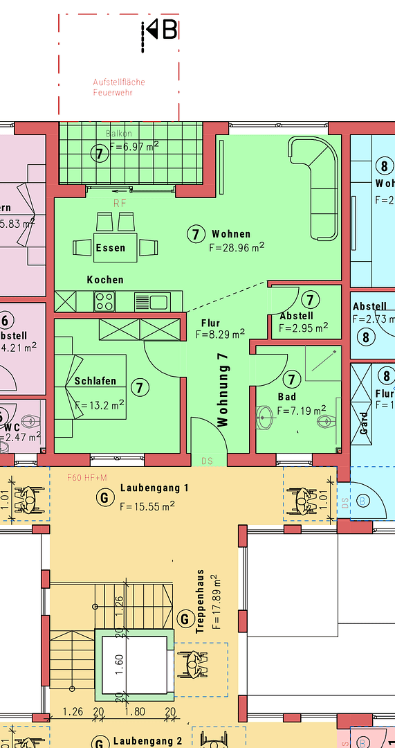 Prenájom bytu 2-izbový 62 m², Leutkirchstraße 41, Friesenheim, Bádensko-Wurttembersko Prenájom bytu 2-izbový 62 m², Leutkirchstraße 41, Friesenheim, Bádensko-Wurttembersko