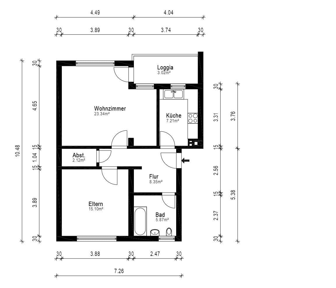 Predaj bytu 2-izbový 65 m², Am Hochkreuz 9a, Köln, Severné Porýnie - Westfálsko Predaj bytu 2-izbový 65 m², Am Hochkreuz 9a, Köln, Severné Porýnie - Westfálsko
