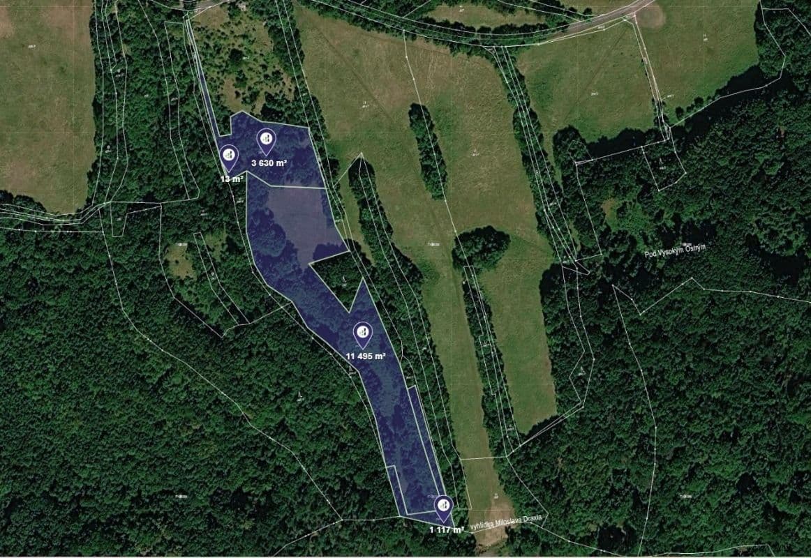 Predaj pozemku 3.661 m², Ústí nad Labem, Ústecký kraj Predaj pozemku 3.661 m², Ústí nad Labem, Ústecký kraj