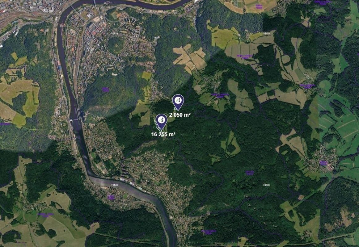 Predaj pozemku 3.661 m², Ústí nad Labem, Ústecký kraj Predaj pozemku 3.661 m², Ústí nad Labem, Ústecký kraj
