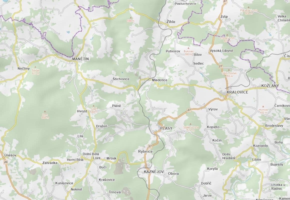 Predaj pozemku 8.170 m², Mladotice, Plzeňský kraj Predaj pozemku 8.170 m², Mladotice, Plzeňský kraj