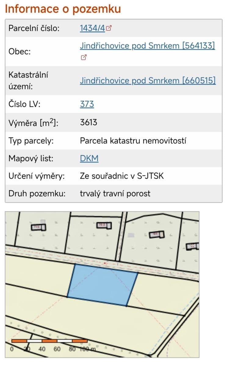 Predaj pozemku 3.613 m², Jindřichovice pod Smrkem, Liberecký kraj Predaj pozemku 3.613 m², Jindřichovice pod Smrkem, Liberecký kraj